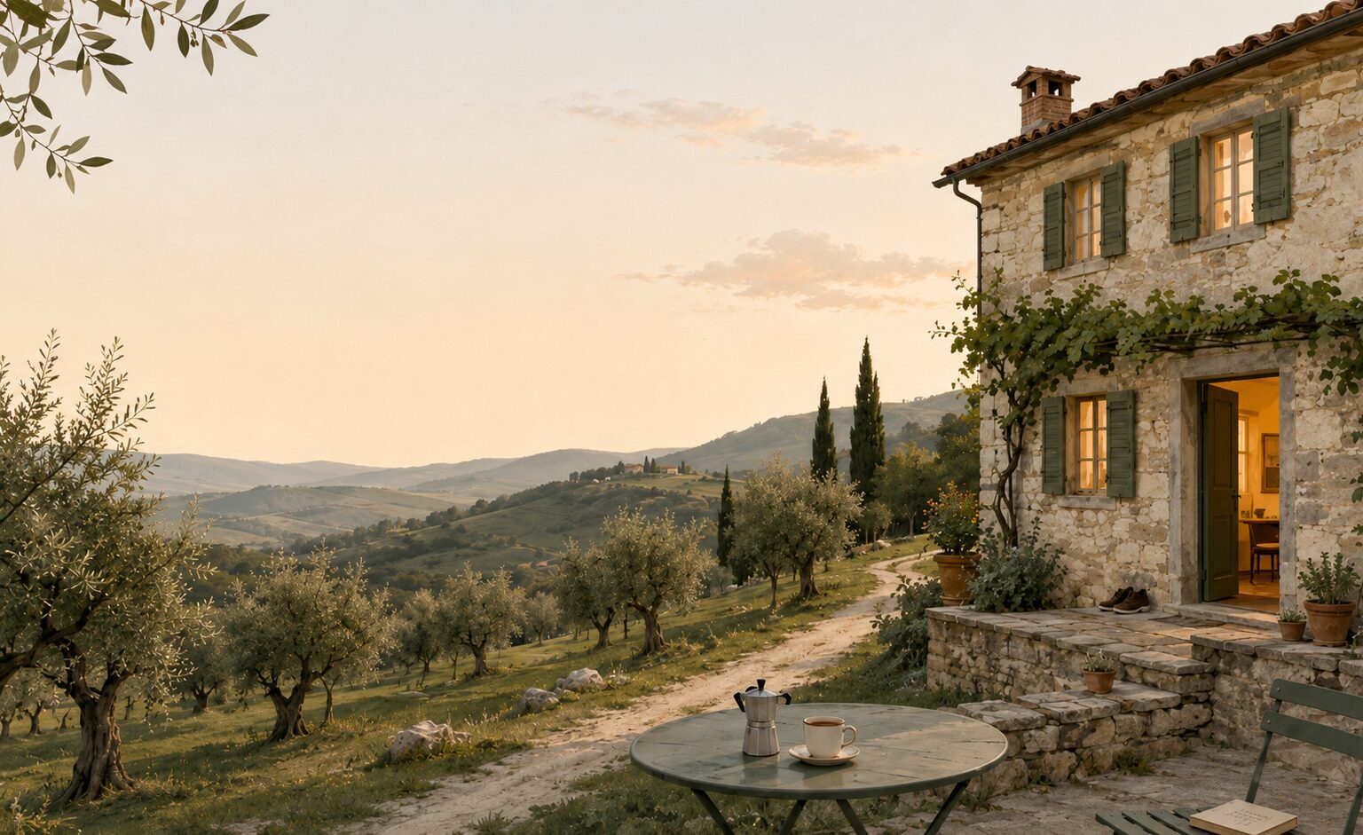 Life in Italy with an old Italian villa